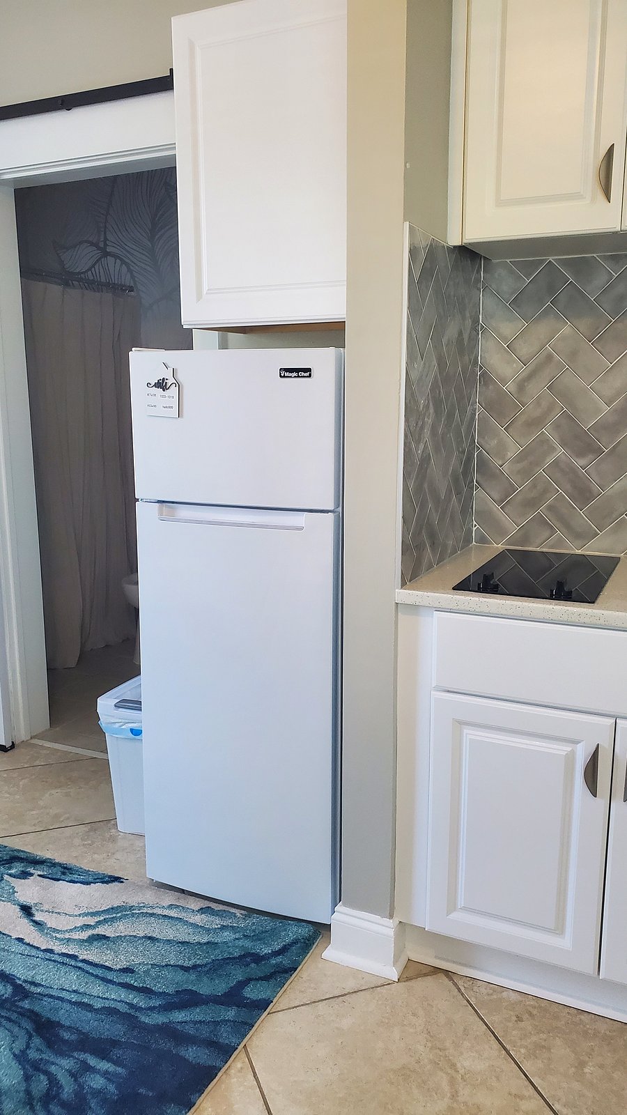 Larger Fridge/Freezer added 2023