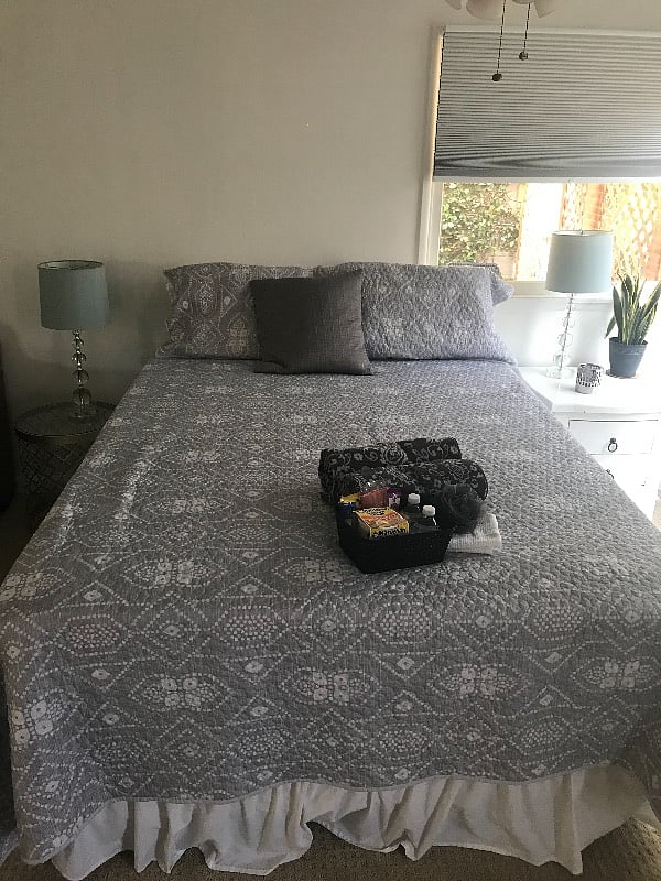 Comfy queen bed