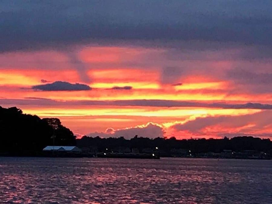 Cove Park at Sunset