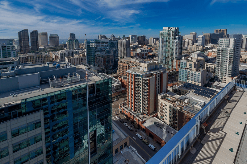 Skybox - San Diego skyline. The views don't get any better.