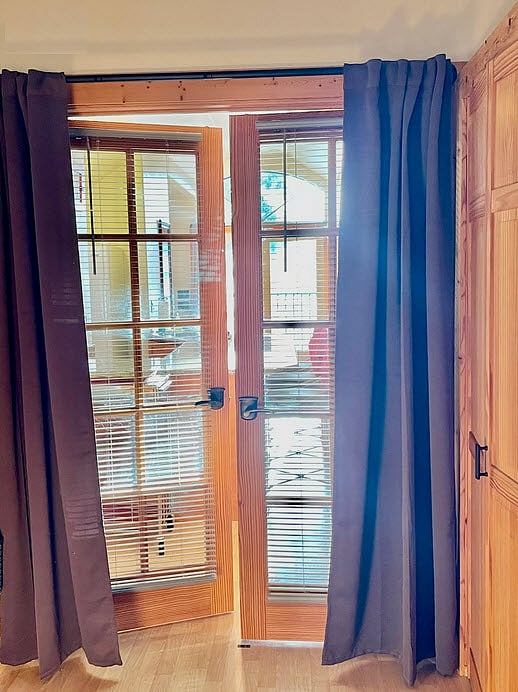 Private Mansion Safe, Gated, Quiet Carriage House Apt E  black out curtains throughout