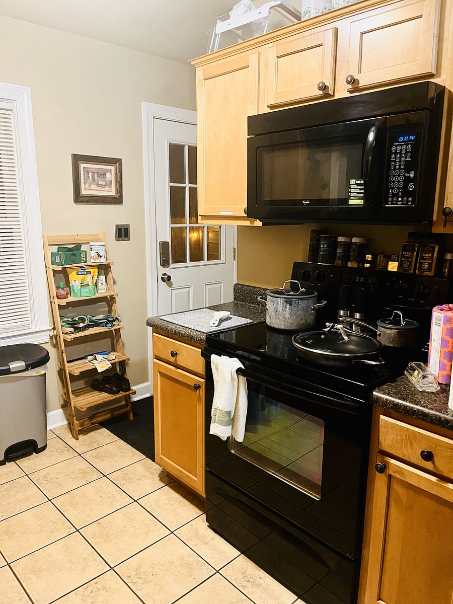 Small Galley Kitchen shared with homeowner.