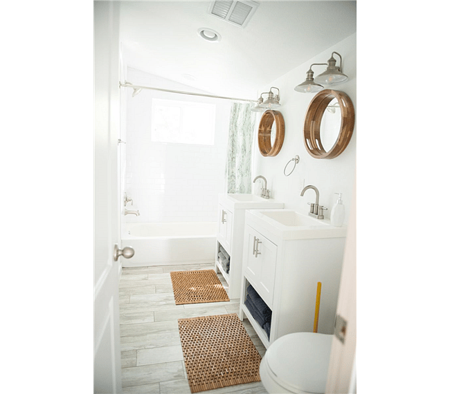 Dual vanity sinks
