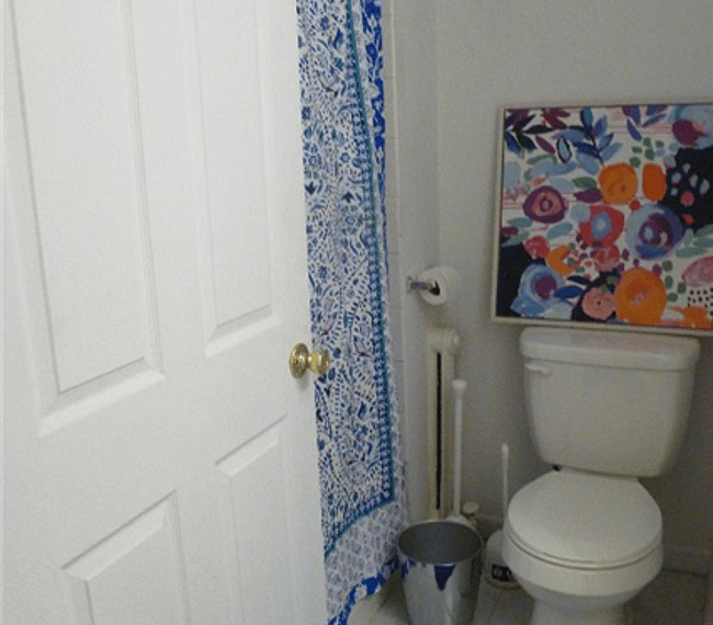 Newly-renovated bathroom