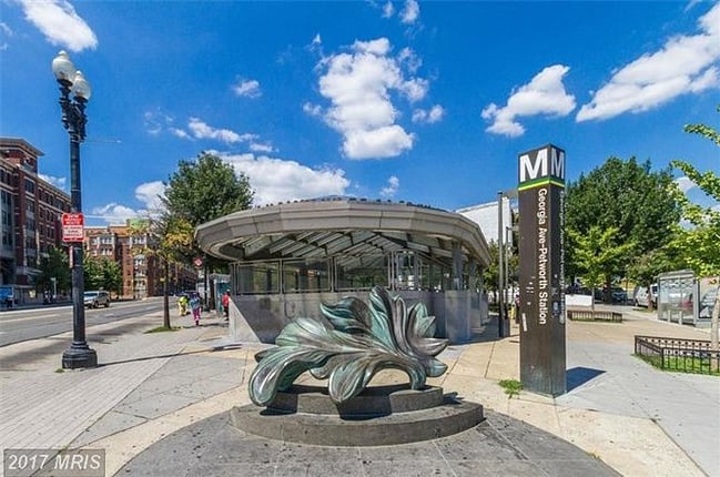 Green-line Petworth Metro Station, 5 blocks away!