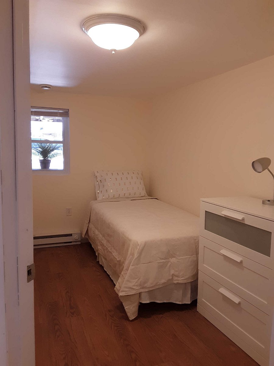 English Basement Apartment Bedroom