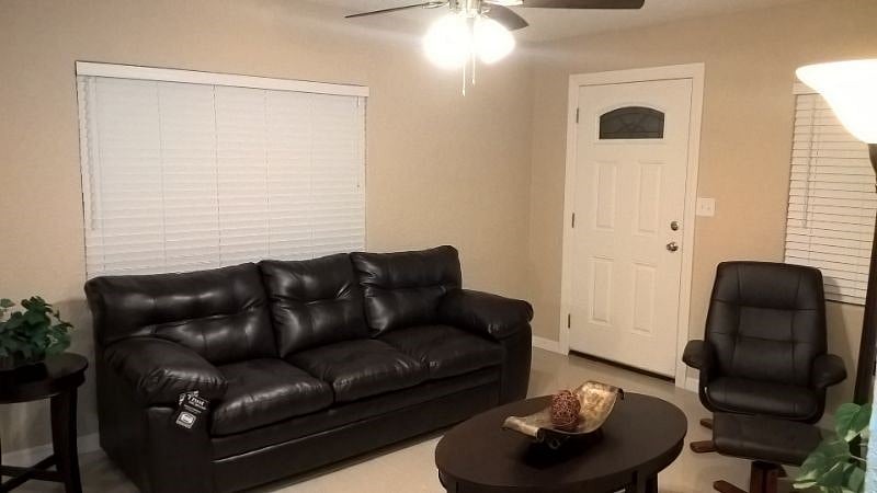 Living Room of 2 Bedroom unit