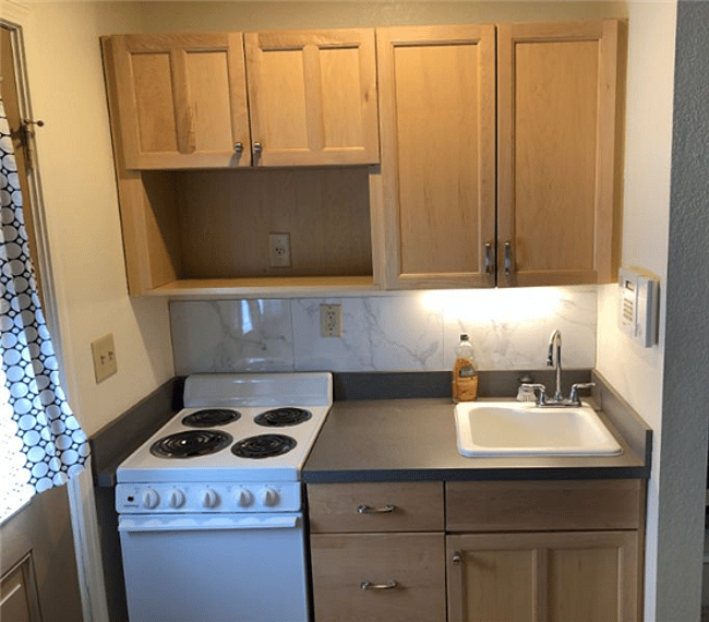 kitchenette area