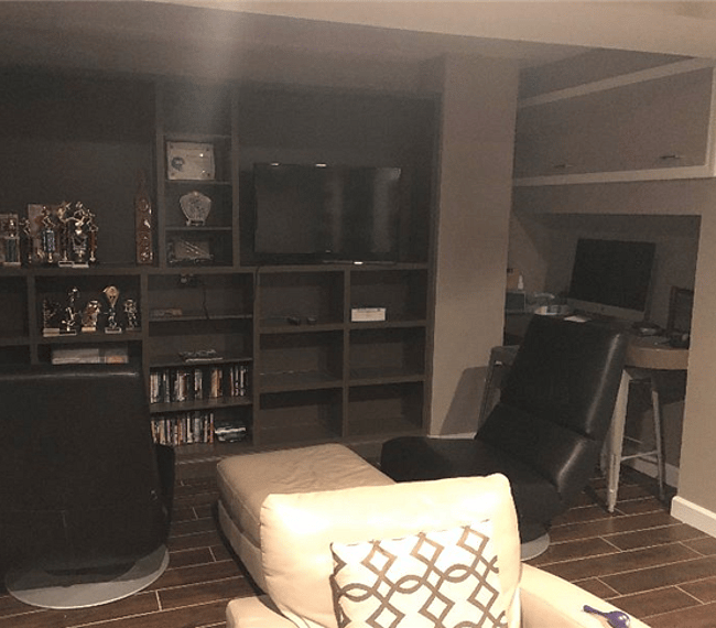 family room/desk