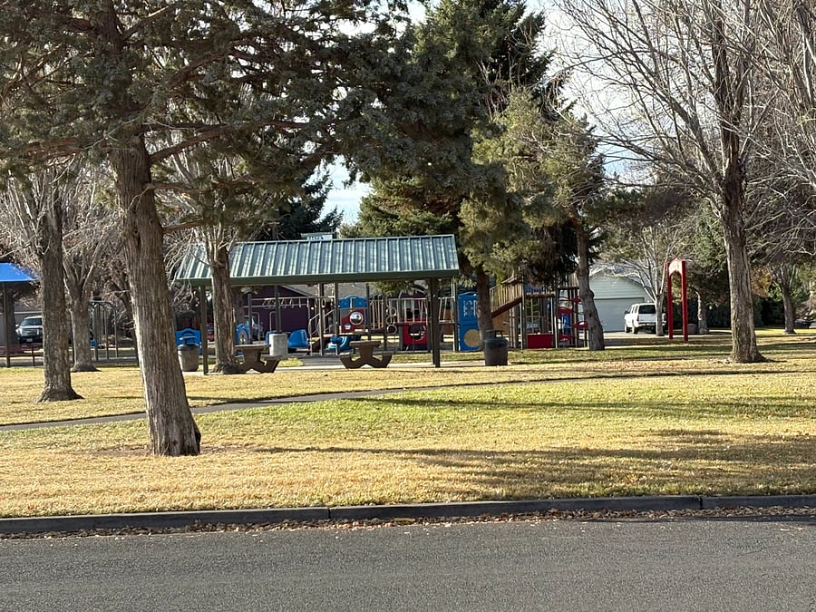 Baker Park across the street.