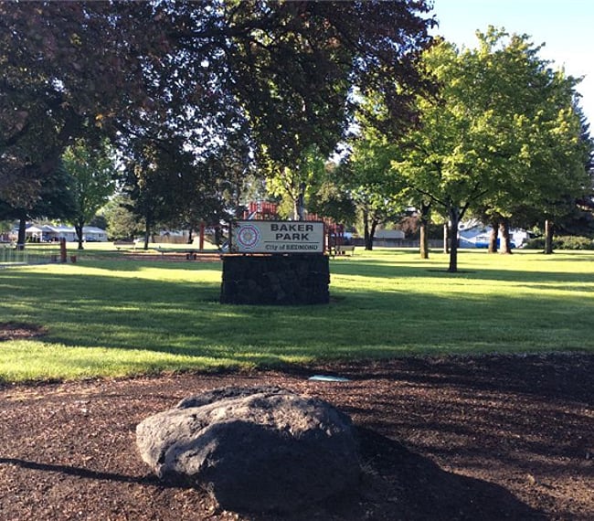 The Park Next Door- Baker Park. Across the street