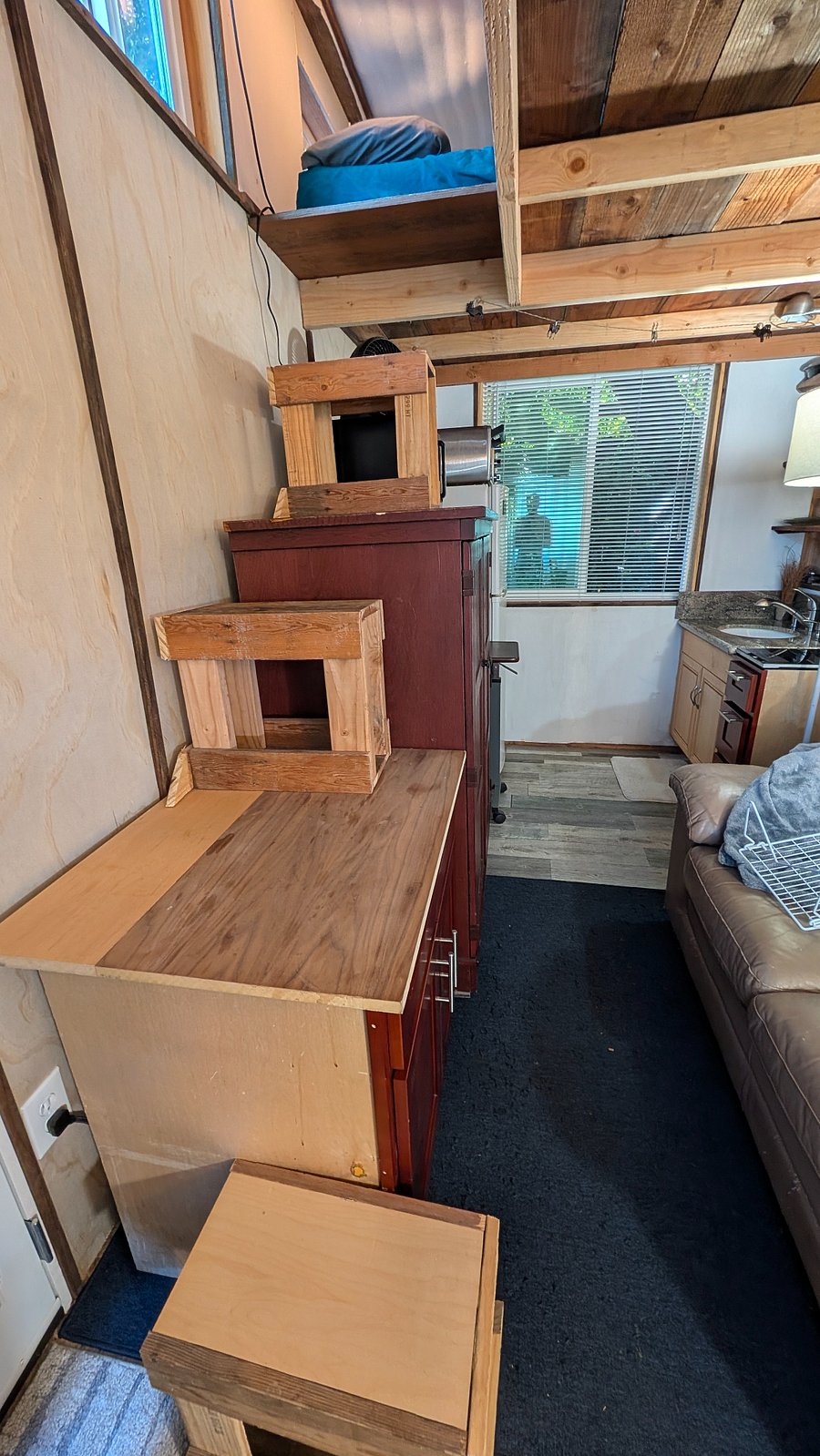 Loft access & east window