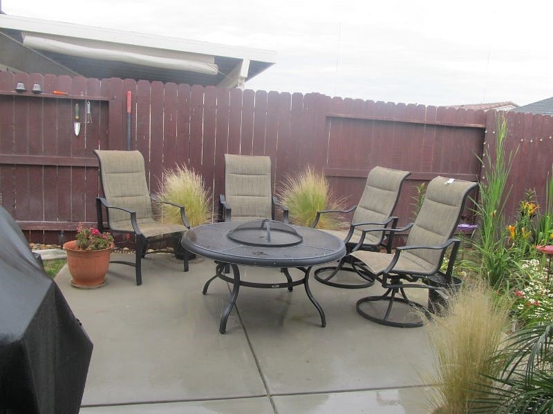 Fire Pit Patio Area
