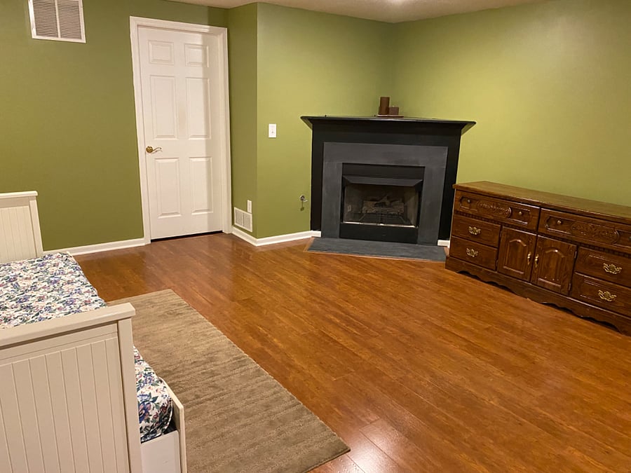 Furnished basement 