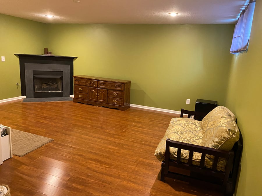 Furnished basement 