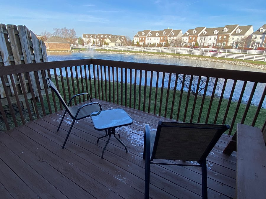 Back porch/balcony