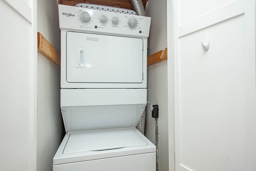 In-unit Washer/dryer in each apartment