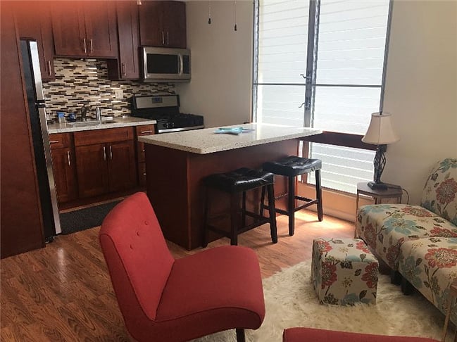 kitchen & lving room