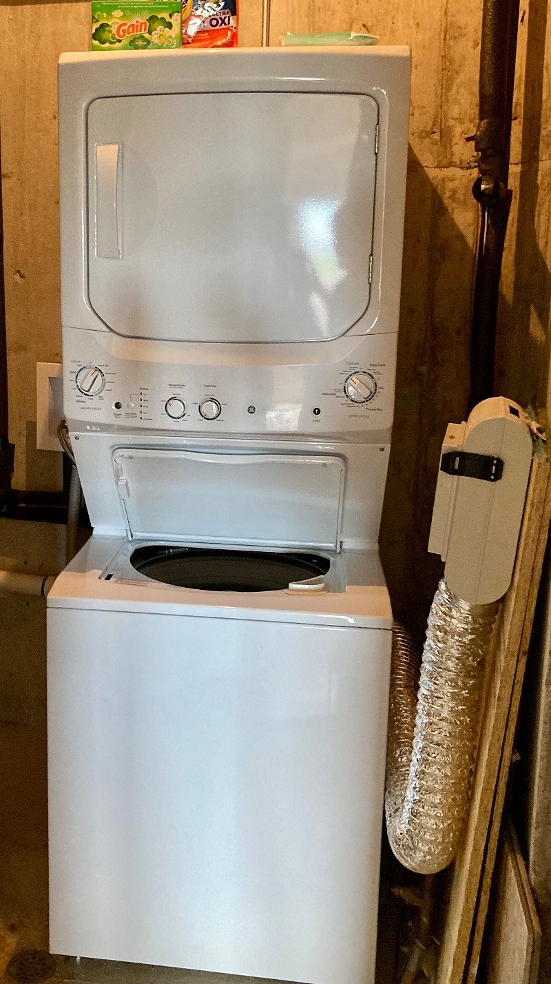 Full size washer and dryer