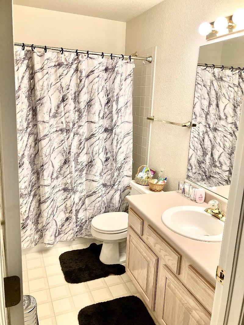 Bathroom with tub/shower combo Plus Large walk-in steam shower