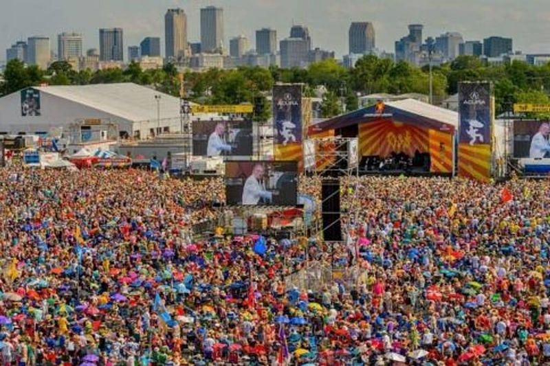 JAZZ FEST IS ONLY A FEW BLOCKS AWAY FROM THE COTTAGE ON CANAL ST