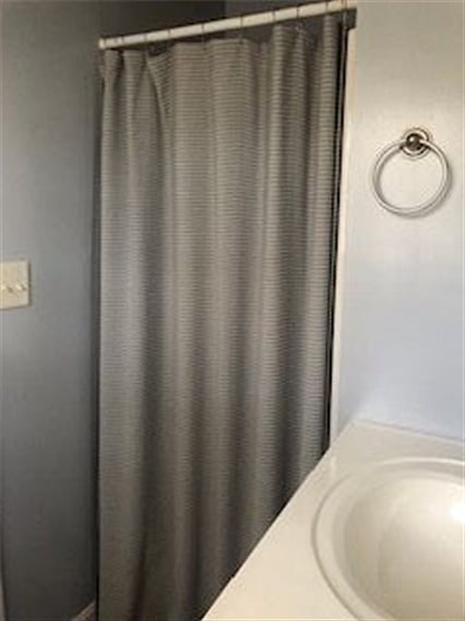 Master private bathroom with shower
