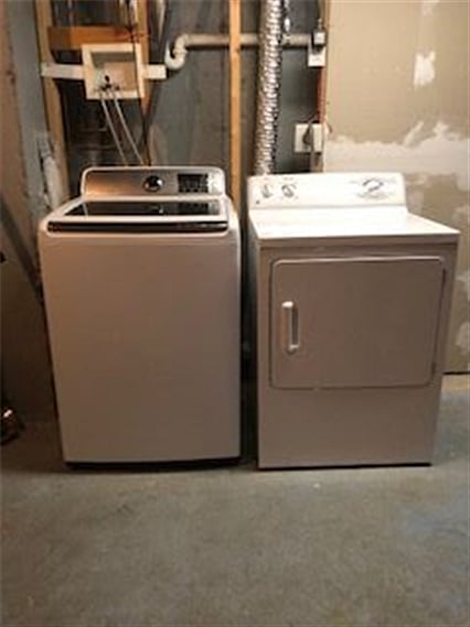 Brand new full size washer and dryer