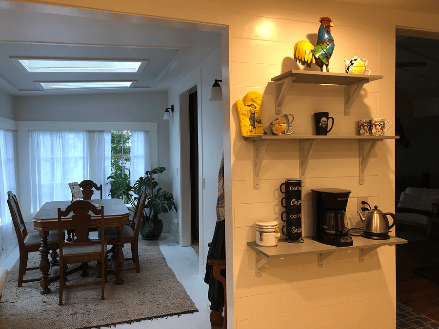 Dining room to work from home space