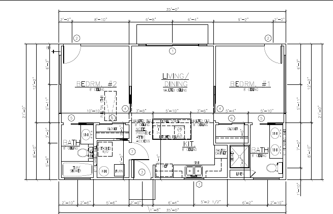 The floorplan