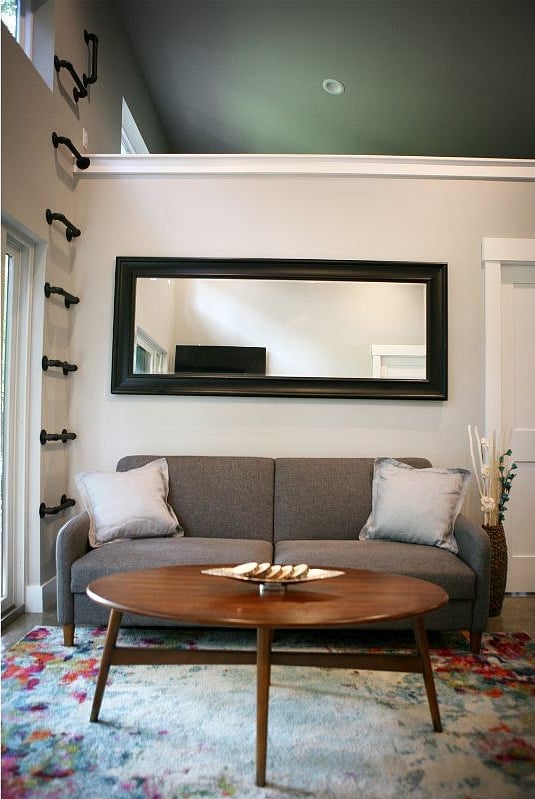 The loft, which is above a bedroom, can be uses for extra storage, a reading nook, or whatever purpose you dream up.