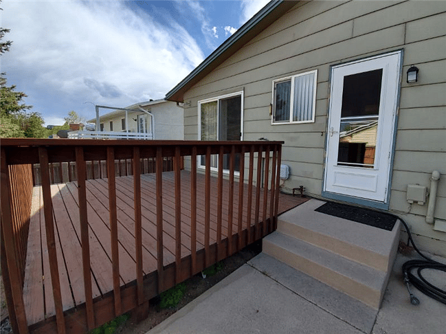 Back deck