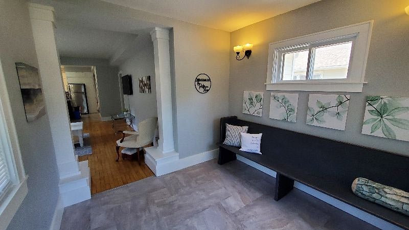 This is the view as you enter the front door of the home.