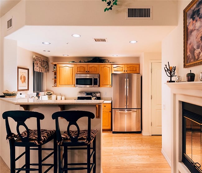 Kitchen with Stainless 
Kitchen with Stainless Steel Appliances
steel appliances