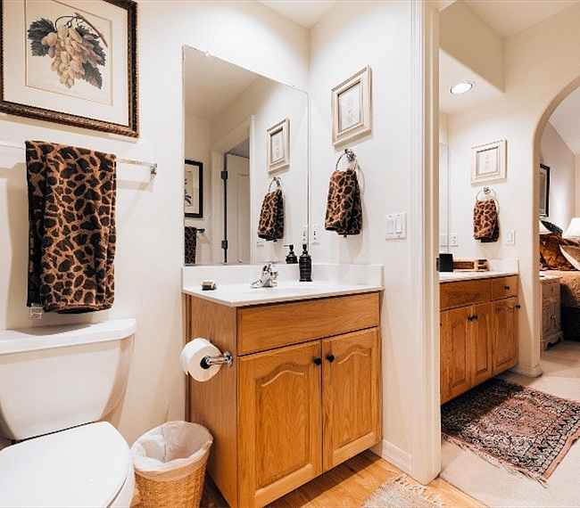 Shower, Water Closet and Second Sink