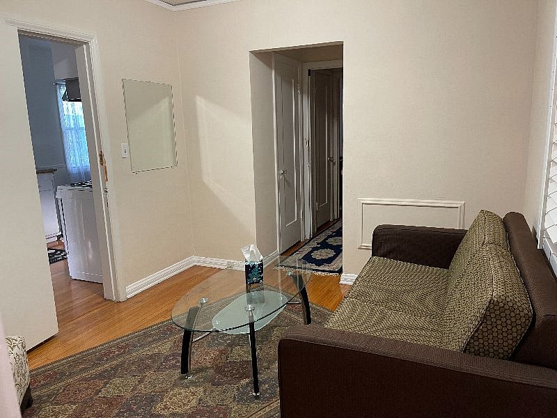 Separate suite lounging area, can be closed off as a private area.