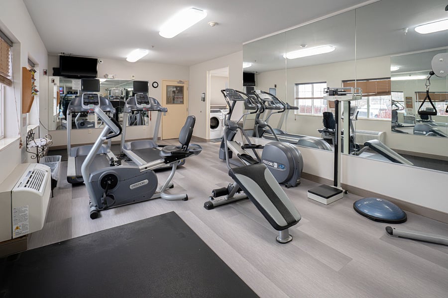 On-site fitness facility