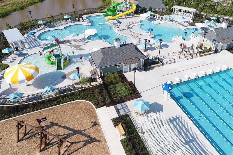 8 pool aquatic center short walk away