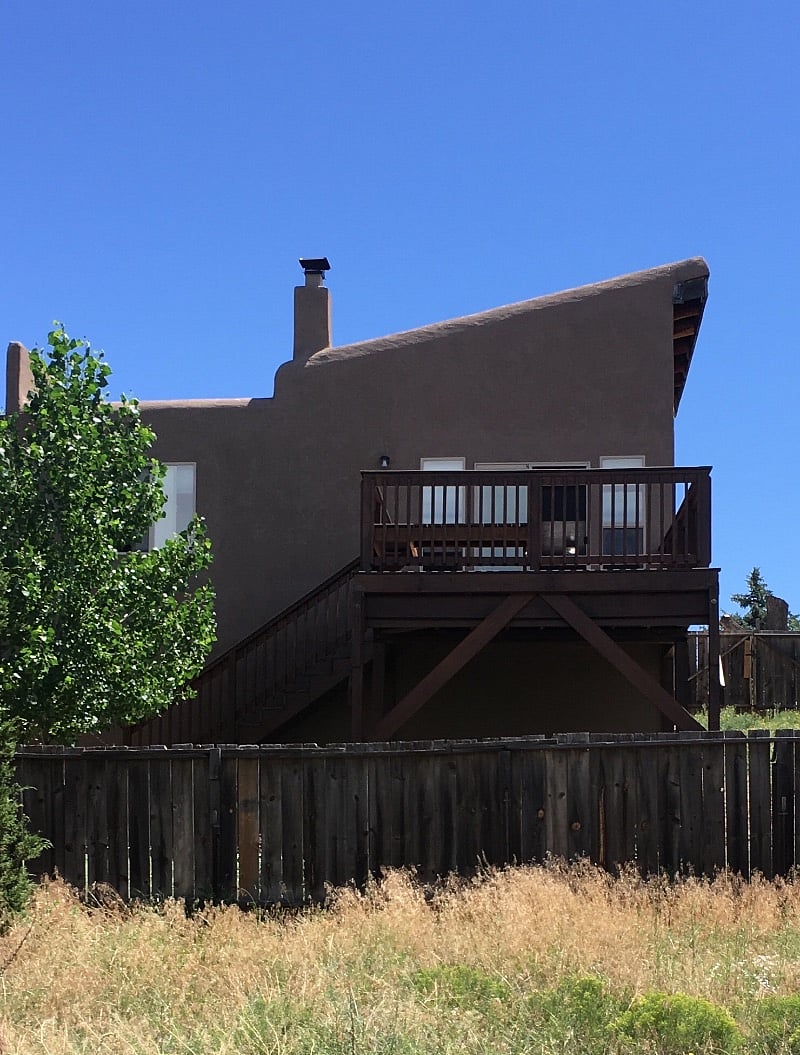View of townhouse from rear