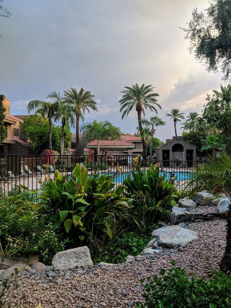 North pool, unit to the left