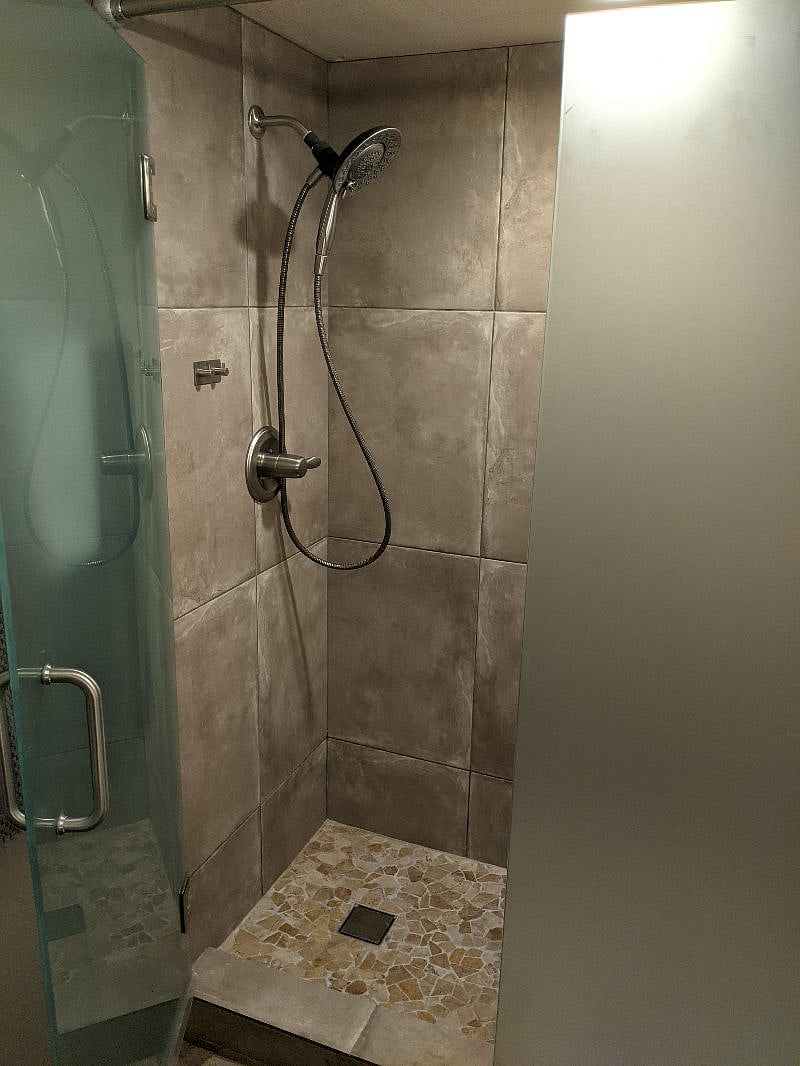 walk in shower
