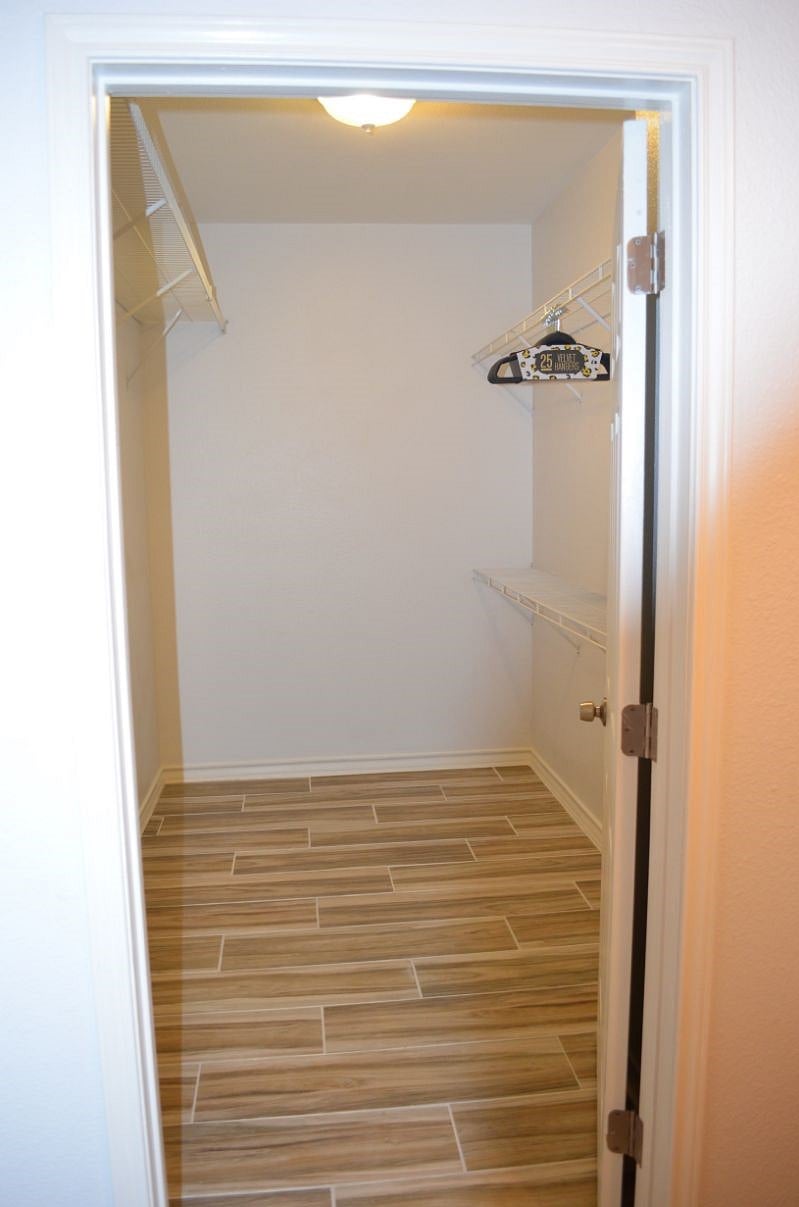 Huge walk-in closet!