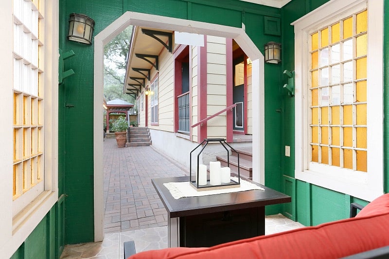 Relax in the outdoor freedom room.