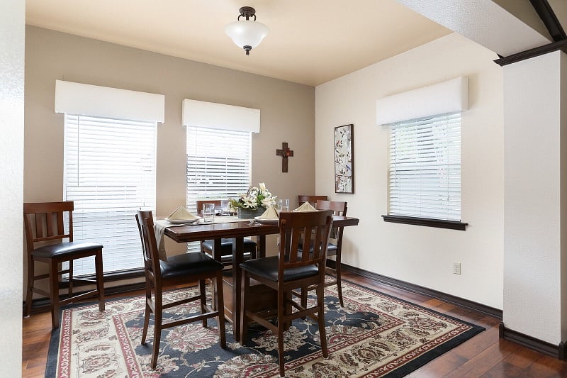 Formal dining room.
