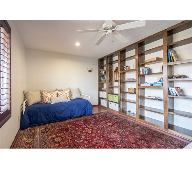 Third bedroom with a twin bed and trundle plus a sofa bed