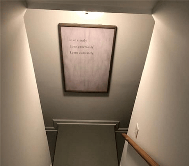 stairway to basement