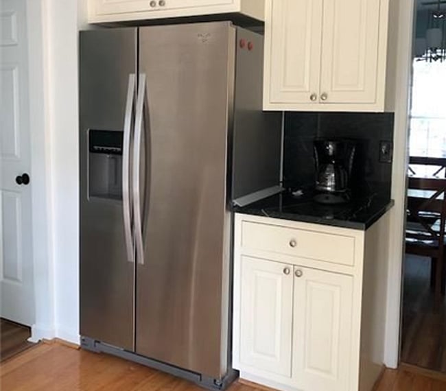 Well-stocked kitchen.