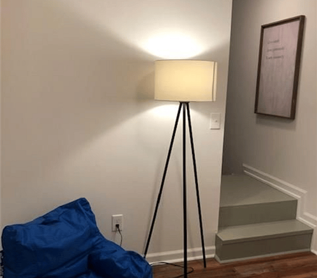 reading corner in basement side 1