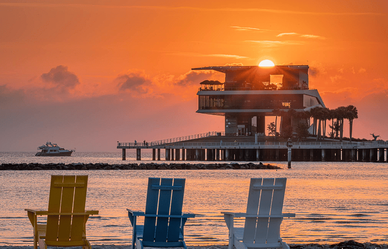 St Pete Pier at sunrise