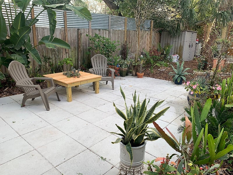 Fenced in secure yard