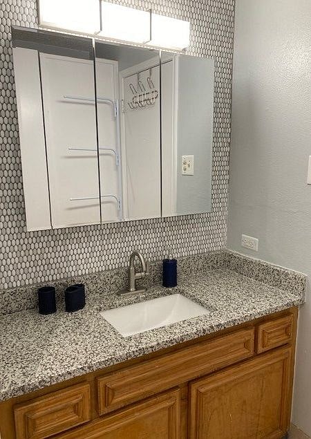 Granite vanity